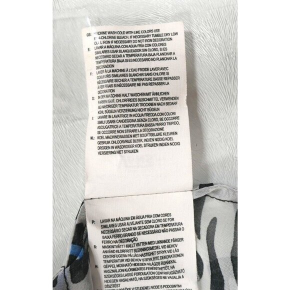 Vans Womens Reversible Semi Sheer Sleeveless Tunic Top Womens Medium - Picture 11 of 12